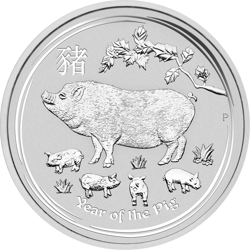 Serie Lunare II in Monete d'argento